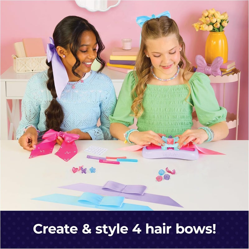Cool maker , Hair STYL’d Bow Maker, Make & Remake 4 Bows, Hair Accessories Arts and Crafts Kit, Kids Toys for Girls Ages 6 and up - Image 2